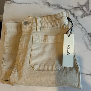 Rolla’s sailor Jeans in color Comfort Salt size 26